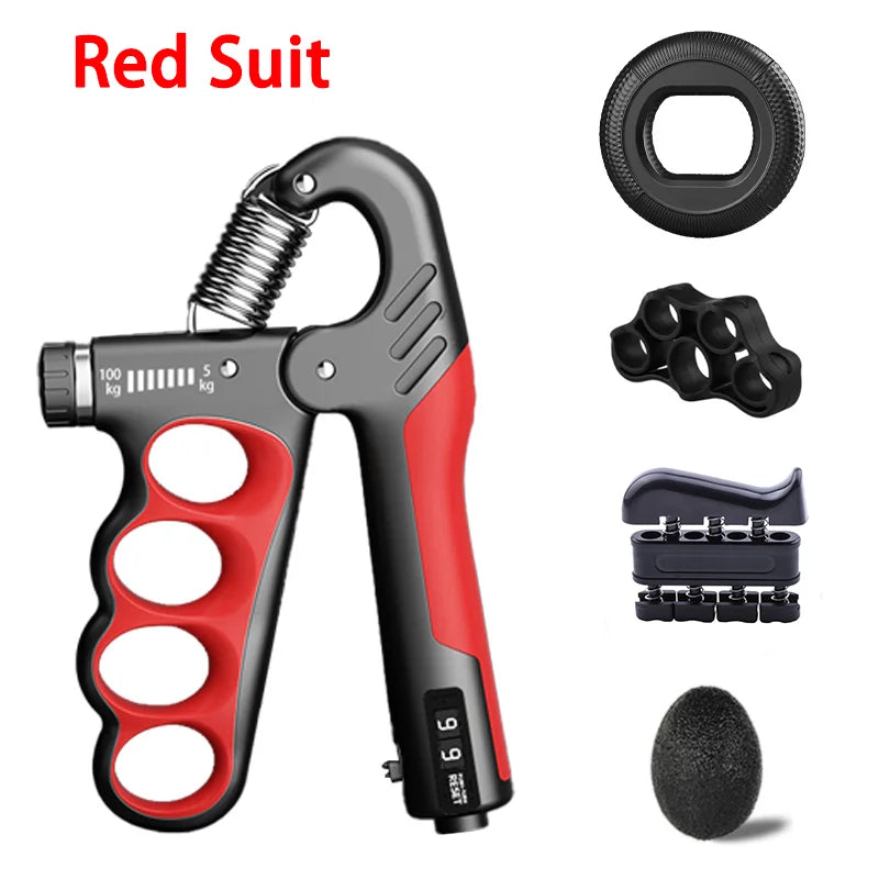 Expansor de muñeca para gimnasio, fortalecedor de mano, recuperación muscular ajustable, ejercicio de fuerza de mano, 5-60/100/150kg