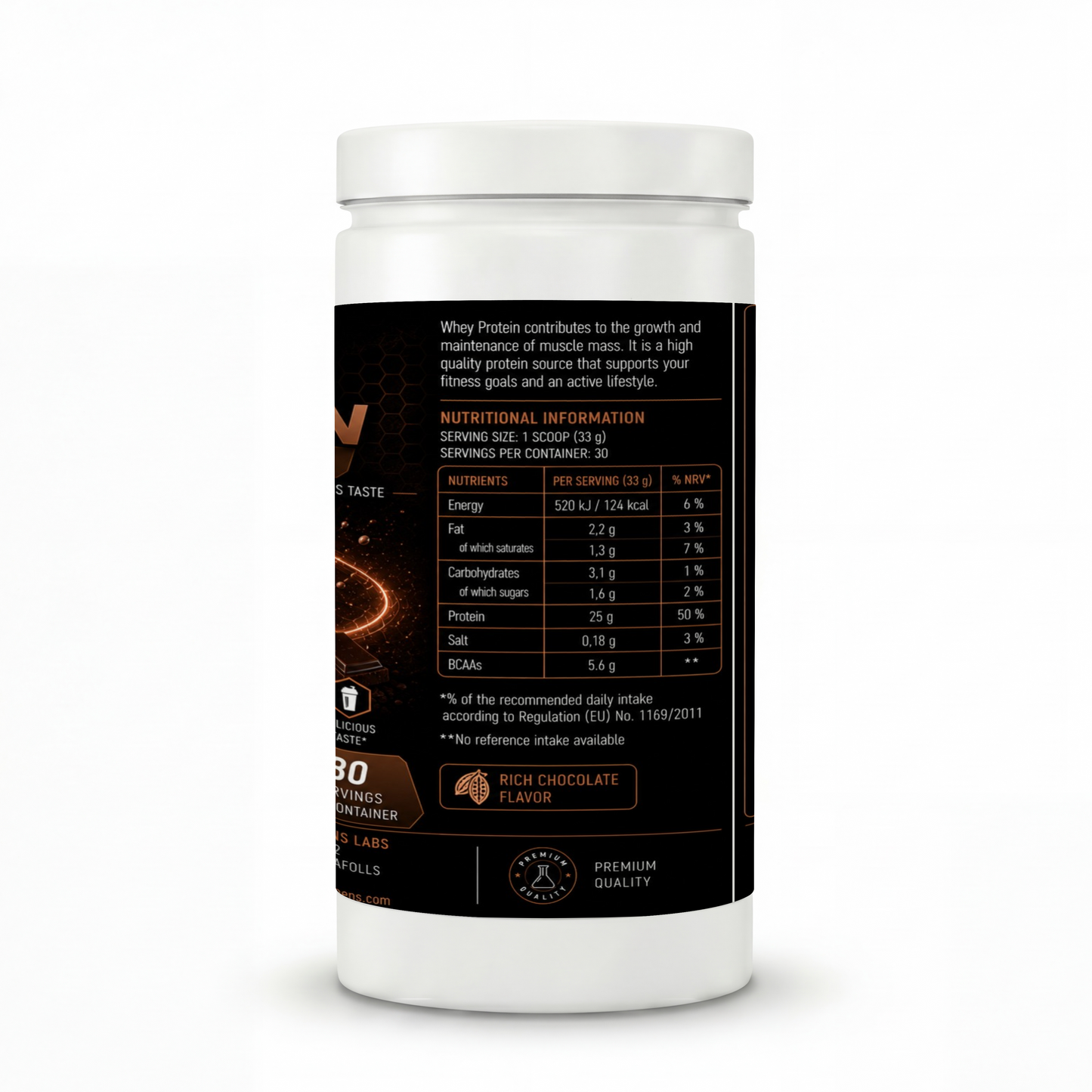 Whey Protein Chocolate - 1000g