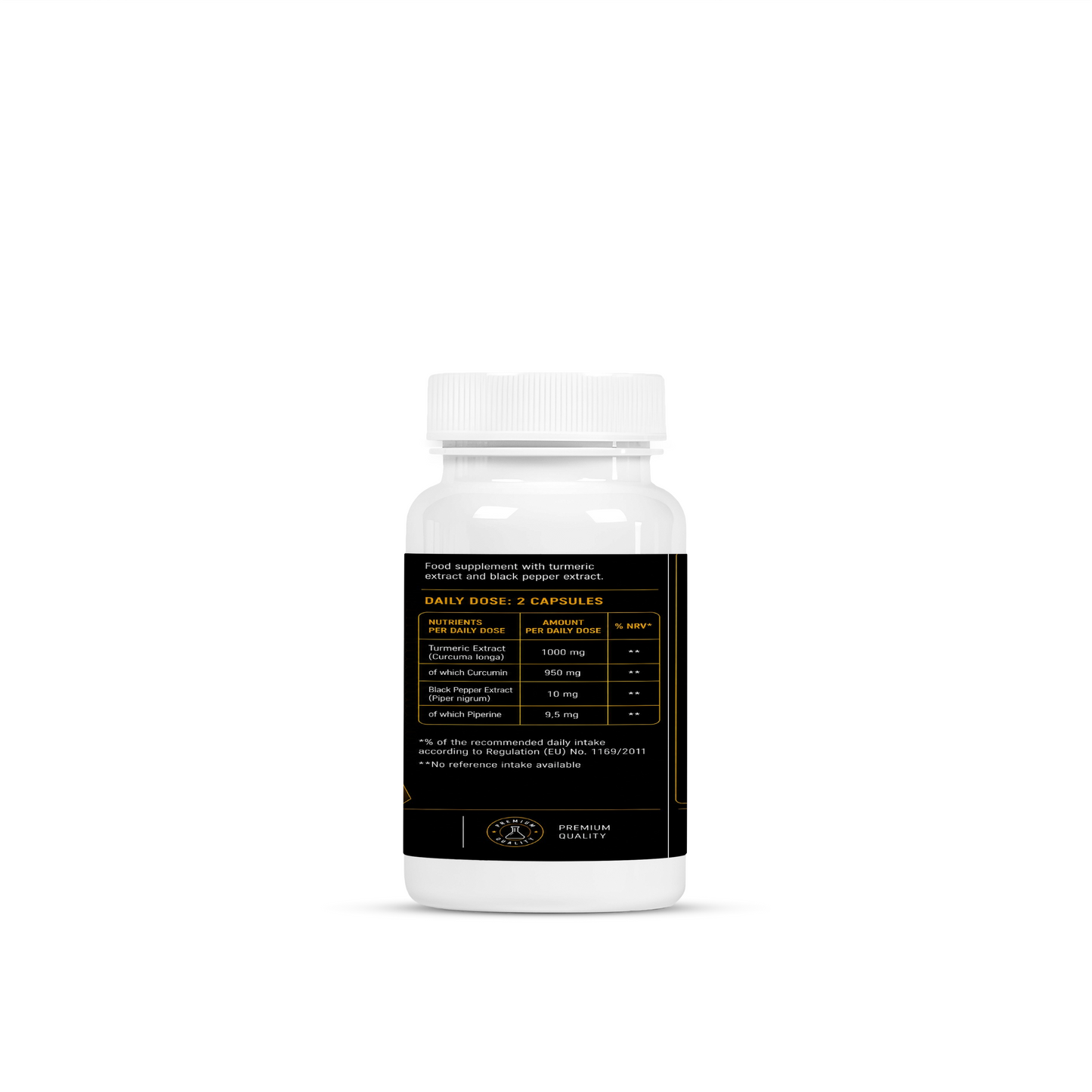 Turmeric + Black Pepper - 60 Capsules