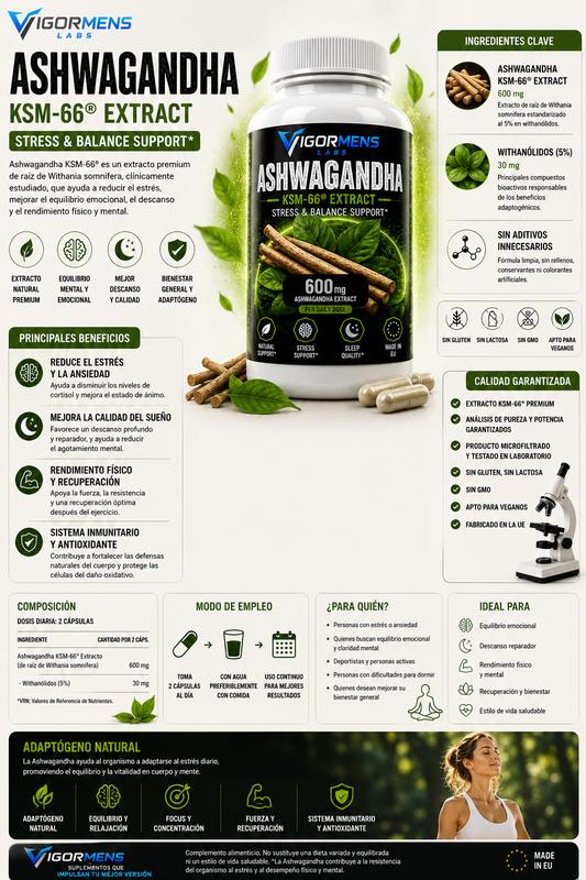 Ashwagandha – 180 Capsules
