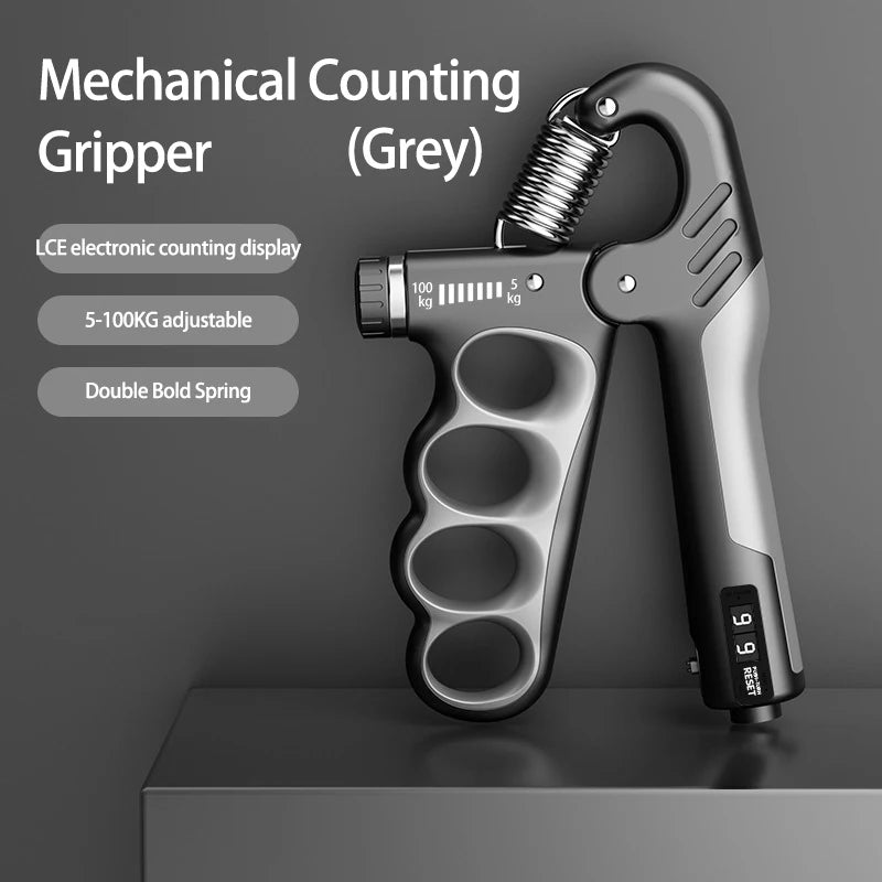 Expansor de muñeca para gimnasio, fortalecedor de mano, recuperación muscular ajustable, ejercicio de fuerza de mano, 5-60/100/150kg