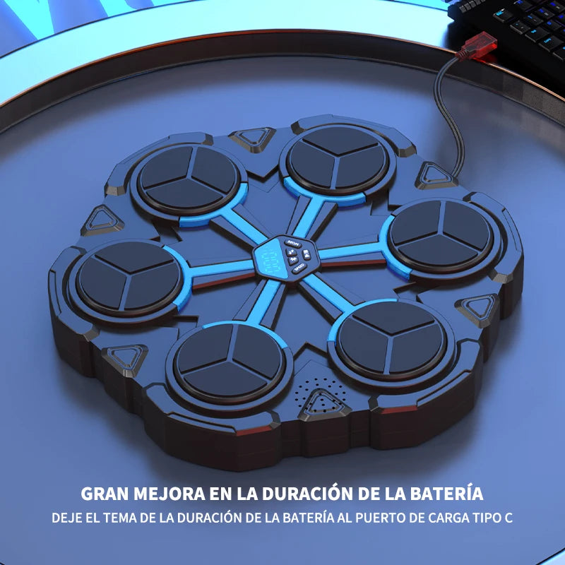 Máquina de boxeo de música inteligente con Bluetooth, descompresión, lucha, Fitness, boxeo en casa, objetivo de pared, entrenador de boxeo, accesorios de boxeo