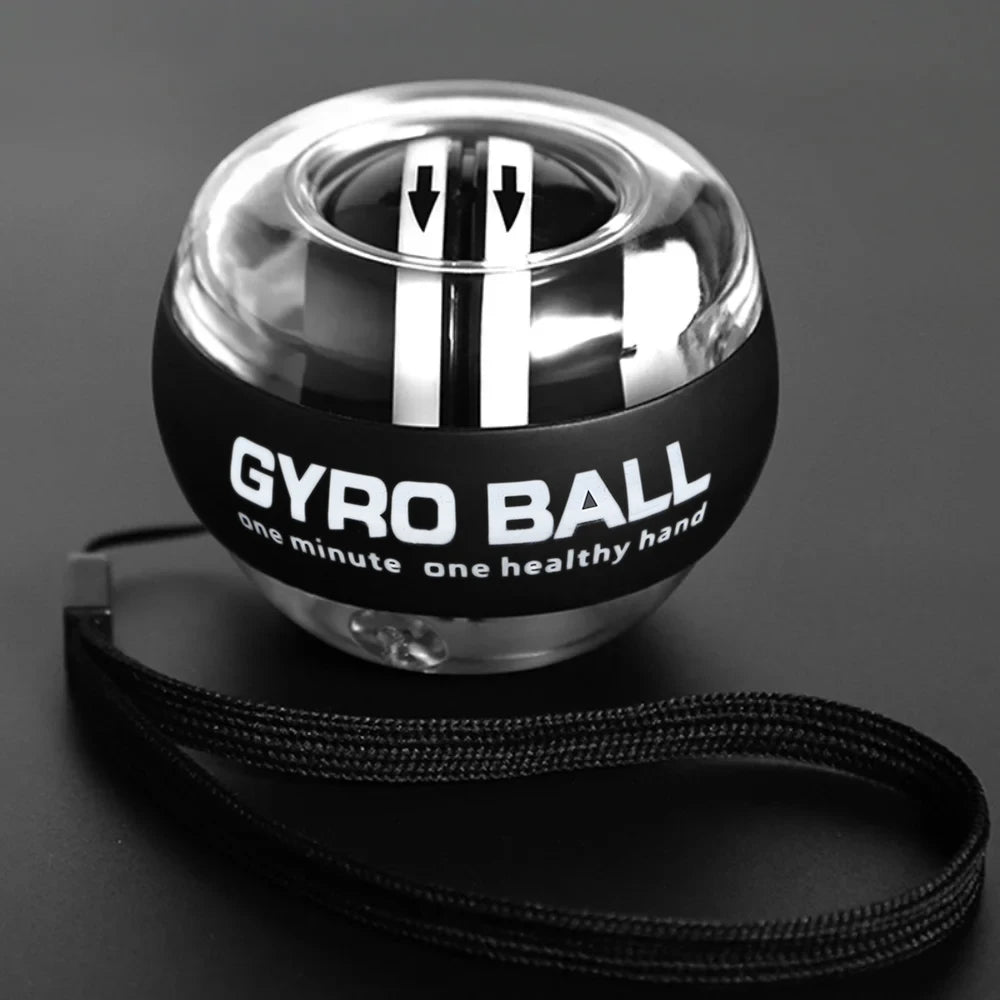 Ejercitador de antebrazo con bola giroscópica de muñeca con arranque automático, dispositivo de fortalecimiento de muñeca para entrenamiento muscular de brazos y dedos