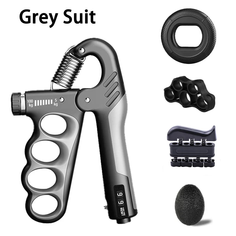 Expansor de muñeca para gimnasio, fortalecedor de mano, recuperación muscular ajustable, ejercicio de fuerza de mano, 5-60/100/150kg
