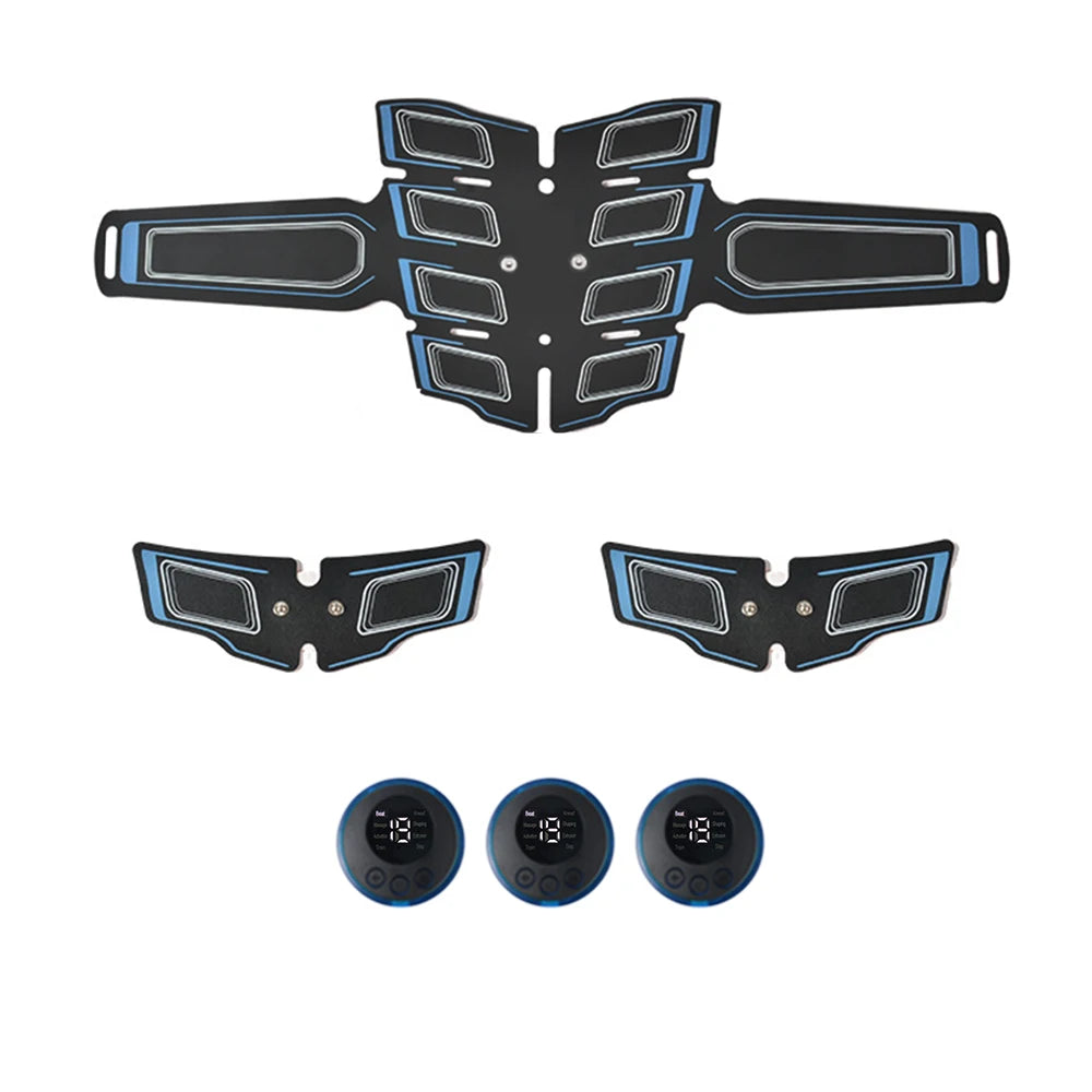 Entrenador muscular Abdominal recargable por USB, masajeador muscular Abdominal portátil, cinturón de entrenamiento electrónico, equipo de ejercicio físico