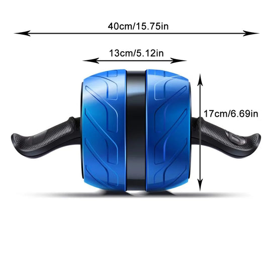 Rodillo Ab de rebote, rueda saludable para el vientre con alfombrilla para rodilla, equipo de entrenamiento Abs para gimnasio en casa, entrenamiento de fuerza física