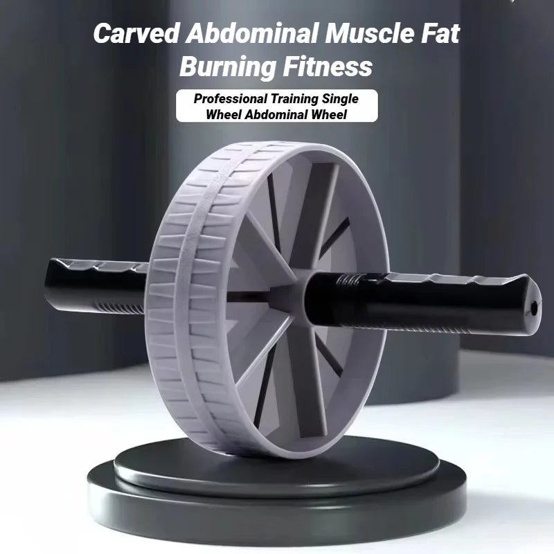 Rueda Abdominal con soporte de carga fuerte, rodillo antideslizante para fortalecer el equipo de ejercicio muscular, entrenamiento físico, uso doméstico, silencioso, 1 Uds.