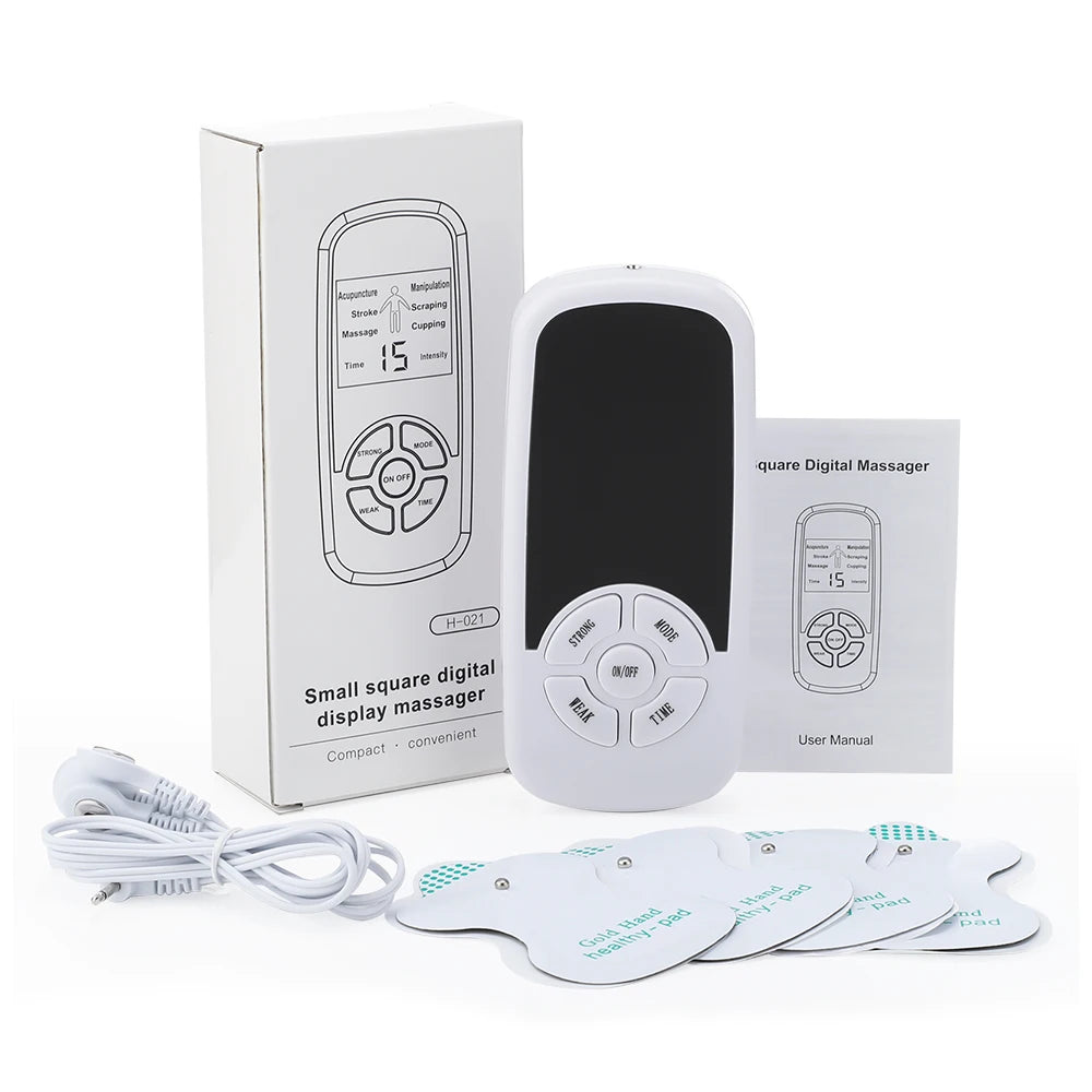 Estimulador de terapia muscular eléctrica EMS, máquina de unidad Tens de 6 modos, fisioterapia meridiana, masajeador corporal de próstata Abdominal de pulso