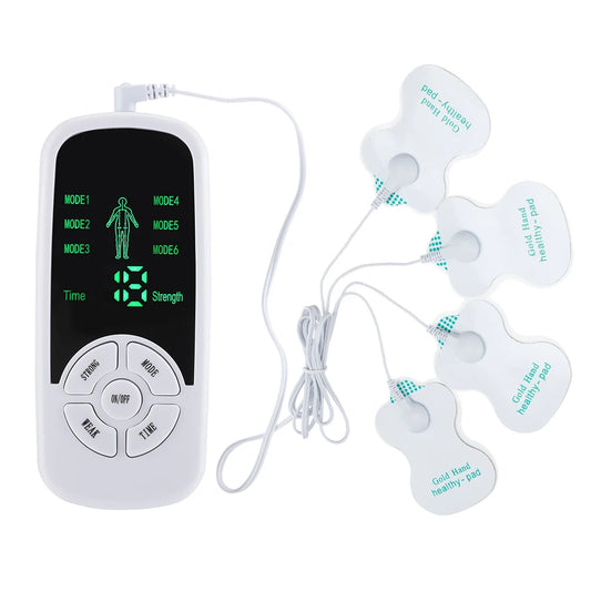 Estimulador de terapia muscular eléctrica EMS, máquina de unidad Tens de 6 modos, fisioterapia meridiana, masajeador corporal de próstata Abdominal de pulso