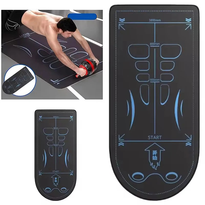 Rodillo de rueda de Yoga EVA, estera de gimnasio antideslizante, almohadilla de rueda Abdominal, rebote automático para entrenar, estera ABS para hombres, Pilates y culturismo