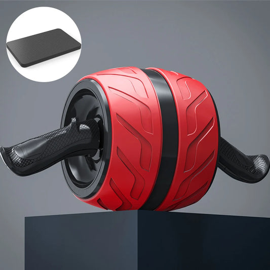 Rodillo Ab de rebote, rueda saludable para el vientre con alfombrilla para rodilla, equipo de entrenamiento Abs para gimnasio en casa, entrenamiento de fuerza física