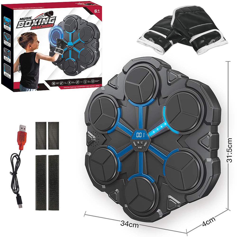 Máquina de boxeo de música inteligente con Bluetooth, descompresión, lucha, Fitness, boxeo en casa, objetivo de pared, entrenador de boxeo, accesorios de boxeo
