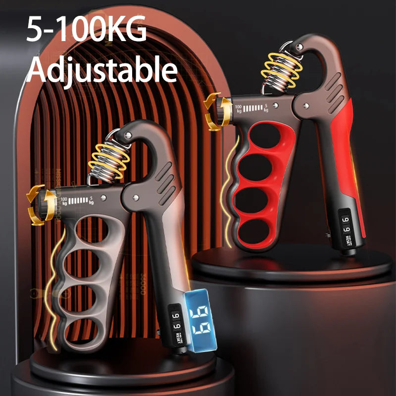 Expansor de muñeca para gimnasio, fortalecedor de mano, recuperación muscular ajustable, ejercicio de fuerza de mano, 5-60/100/150kg