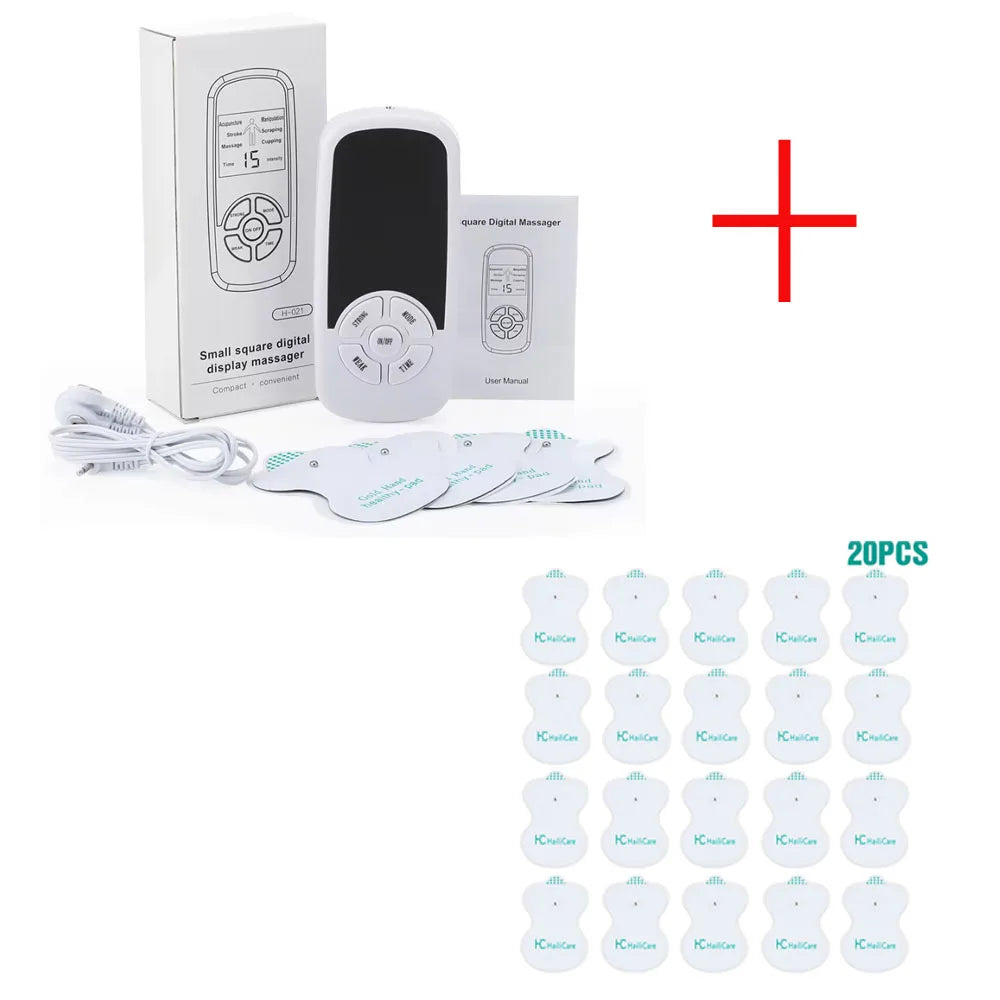 Estimulador de terapia muscular eléctrica EMS, máquina de unidad Tens de 6 modos, fisioterapia meridiana, masajeador corporal de próstata Abdominal de pulso