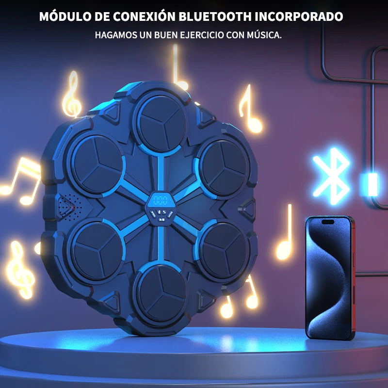 Máquina de boxeo de música inteligente con Bluetooth, descompresión, lucha, Fitness, boxeo en casa, objetivo de pared, entrenador de boxeo, accesorios de boxeo
