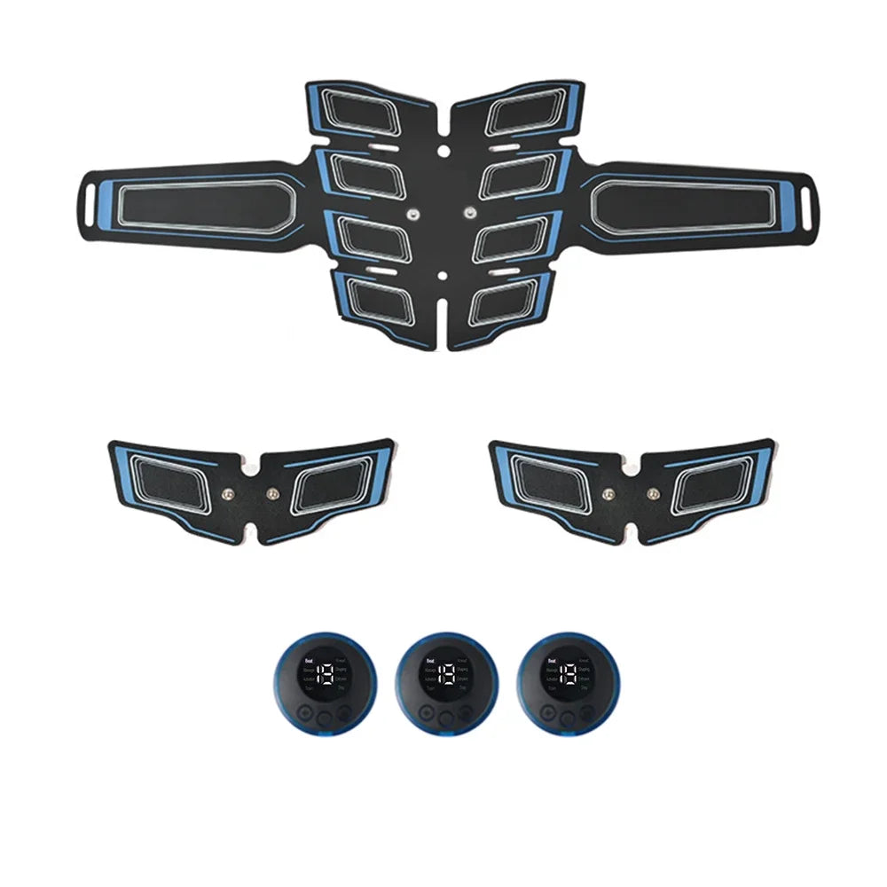 Entrenador muscular Abdominal recargable por USB, masajeador muscular Abdominal portátil, cinturón de entrenamiento electrónico, equipo de ejercicio físico