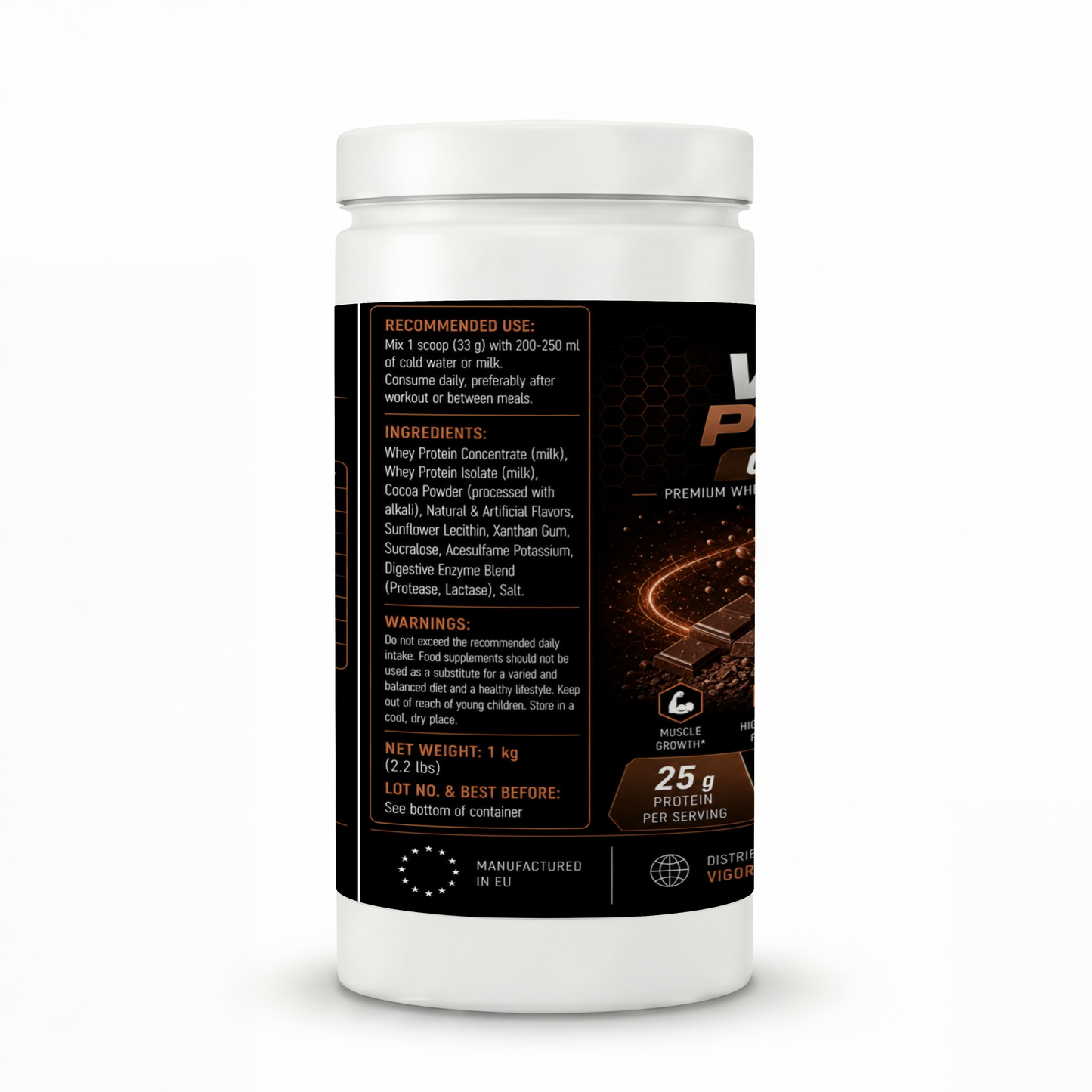 Whey Protein Chocolate - 1000g
