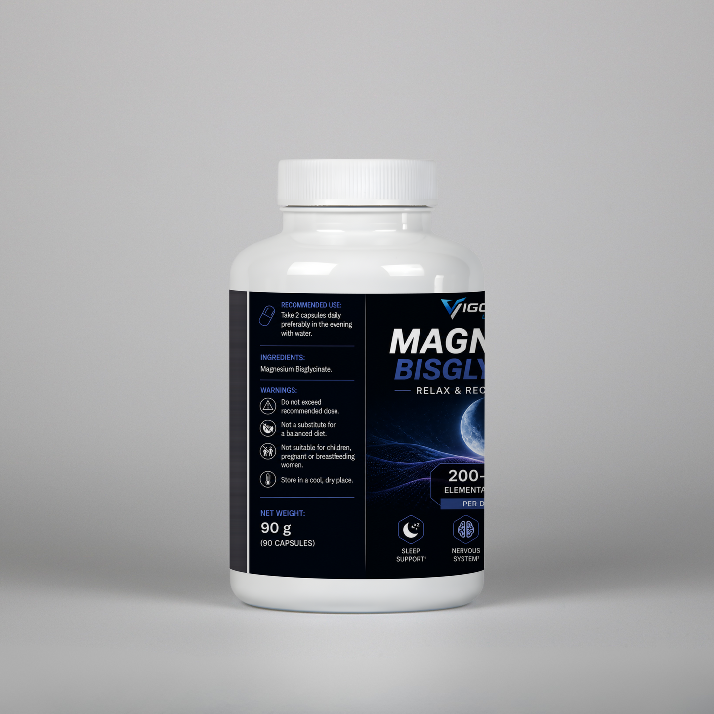 Magnesium Bisglycinate - 120 Capsules