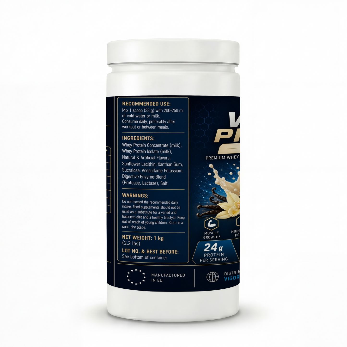 Whey Protein Vanilla - 1000g