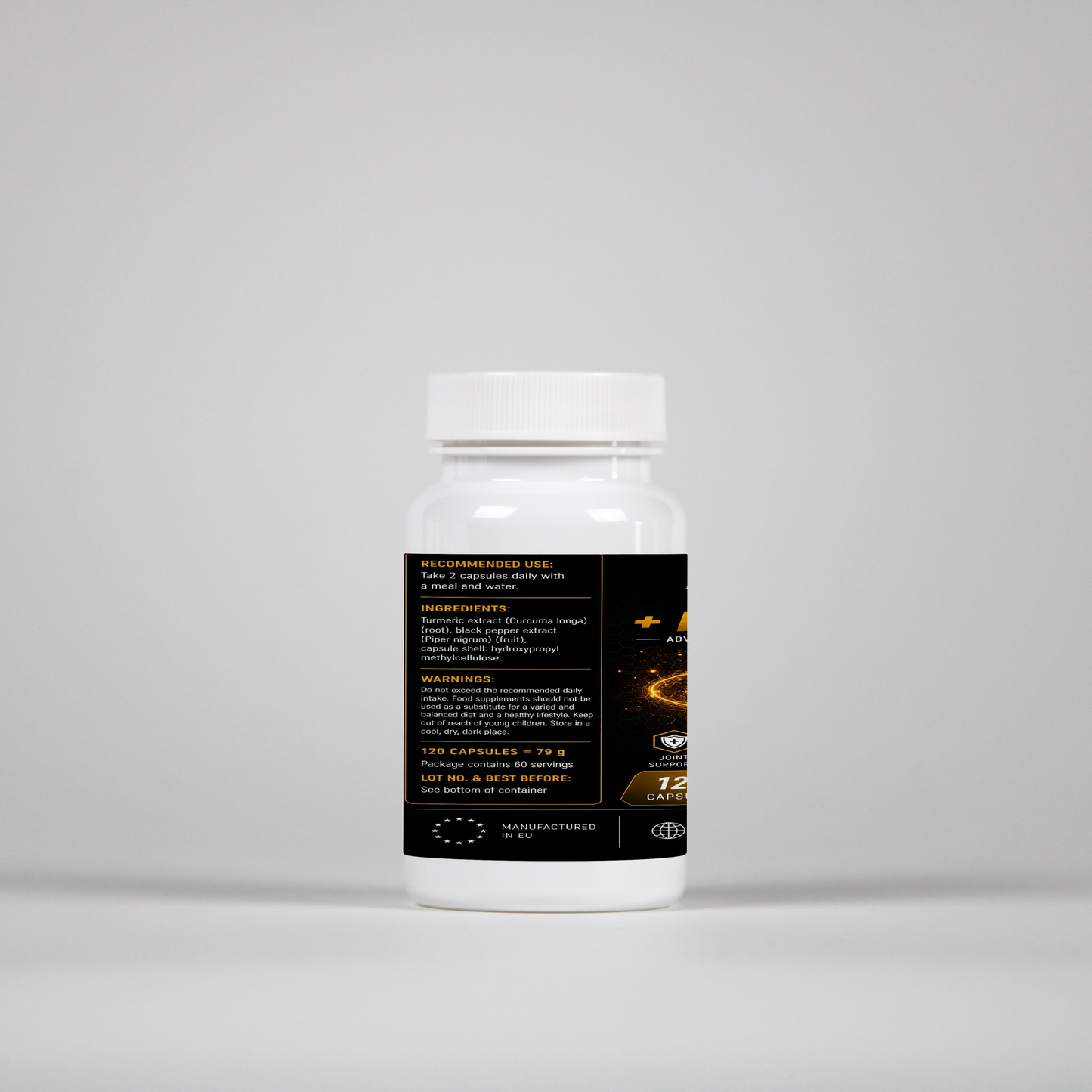 Turmeric + Black Pepper - 60 Capsules