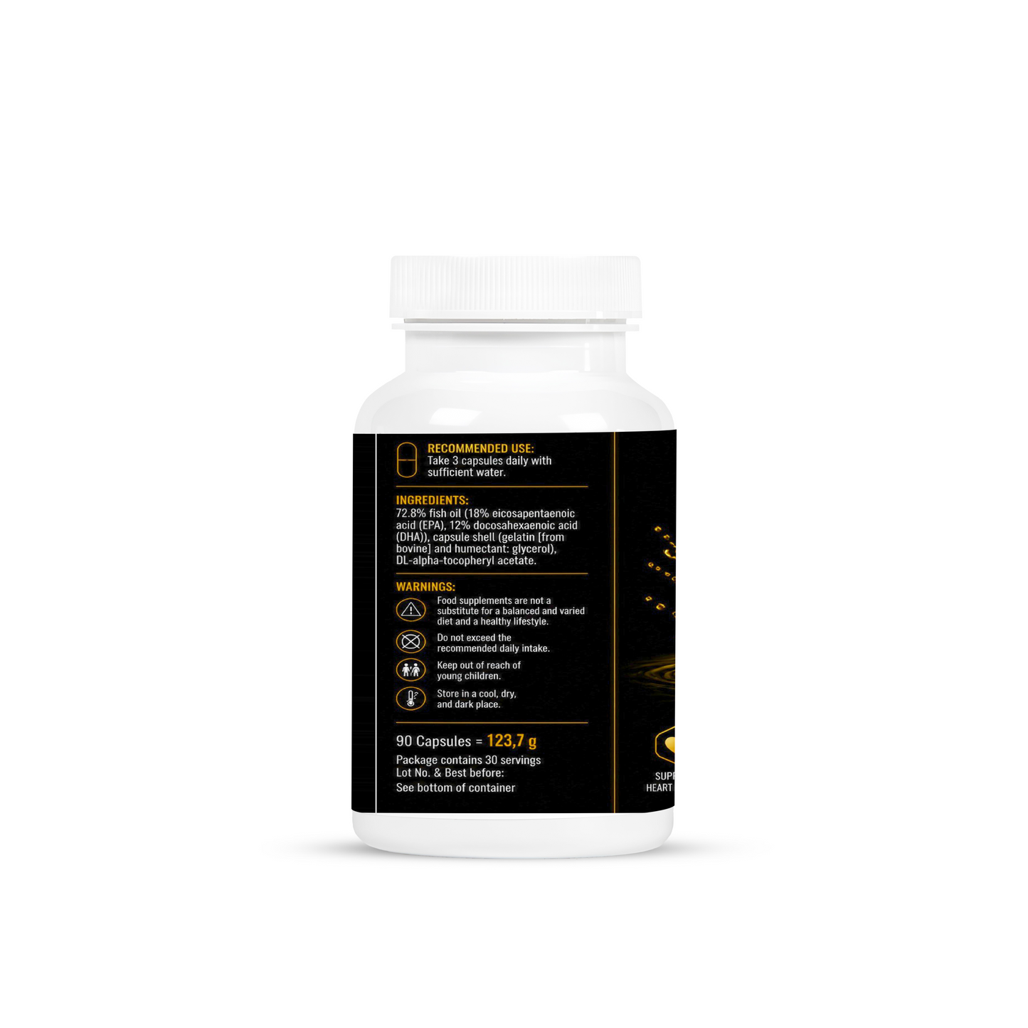 Omega-3 + Vitamin E – 90 Capsules