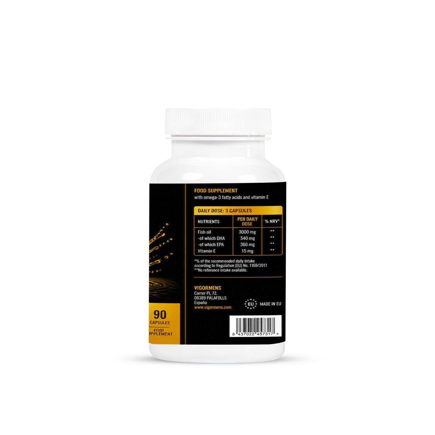 Omega-3 + Vitamin E – 90 Capsules