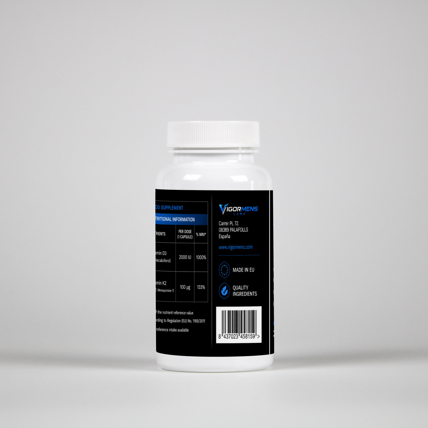Vitamin D3 + K2 – 90 Capsules