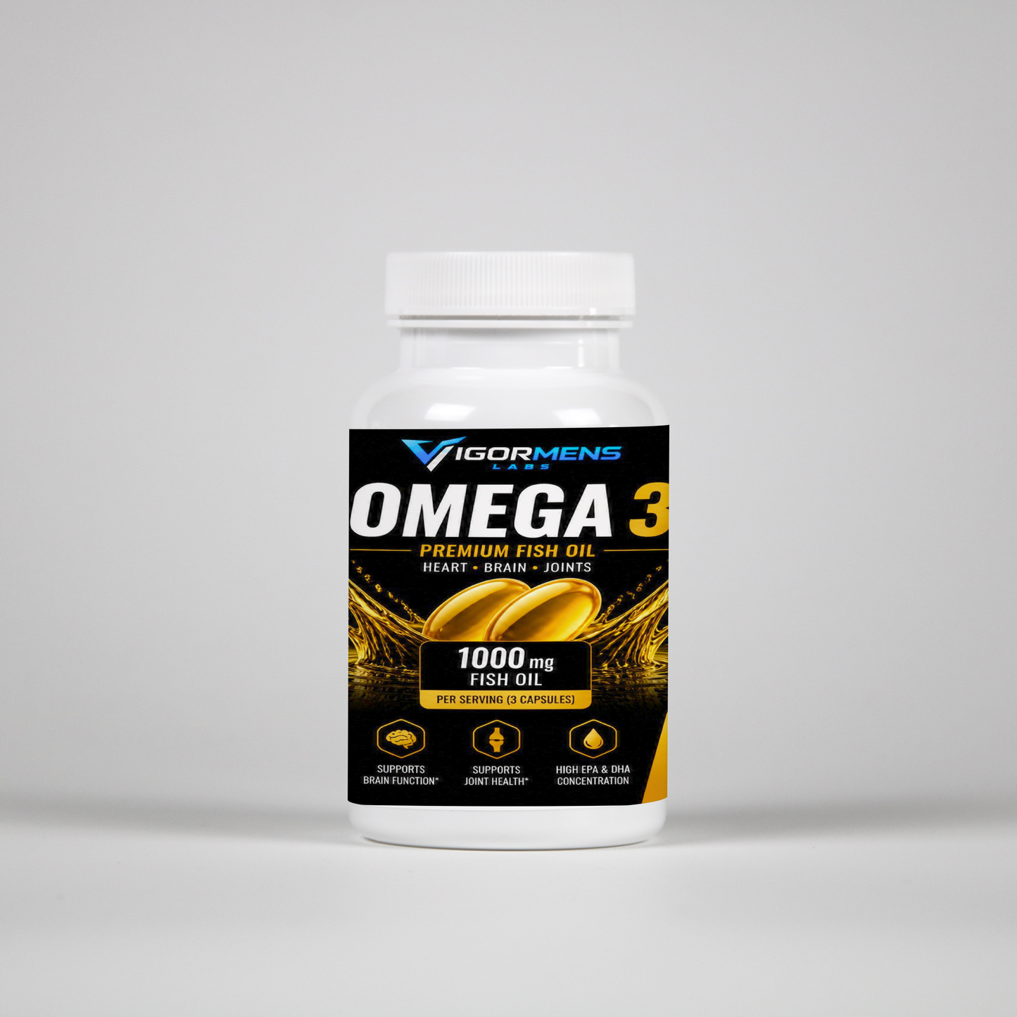 Omega-3 + Vitamin E – 90 Capsules