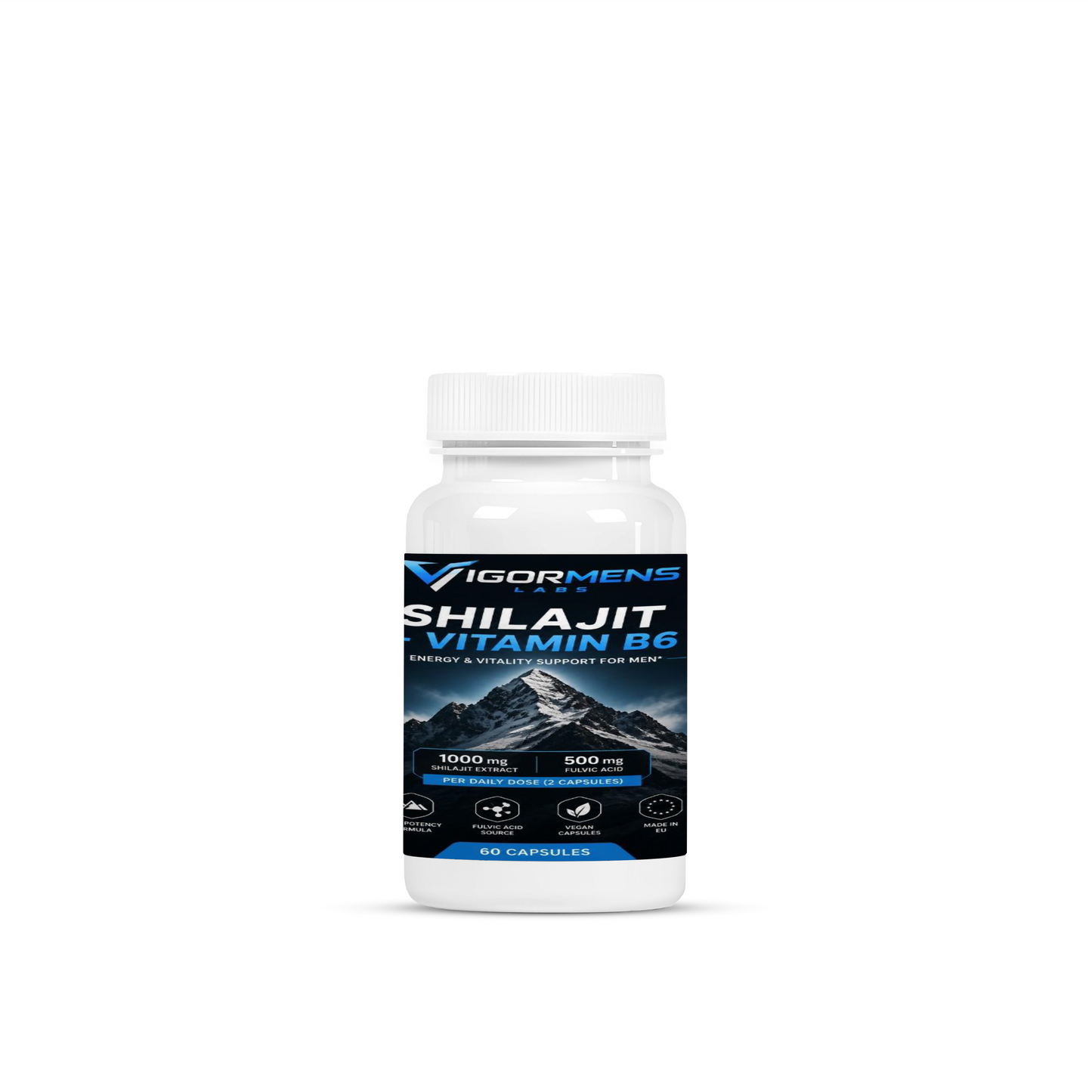 Shilajit + Vitamin B6 - 60 Capsules