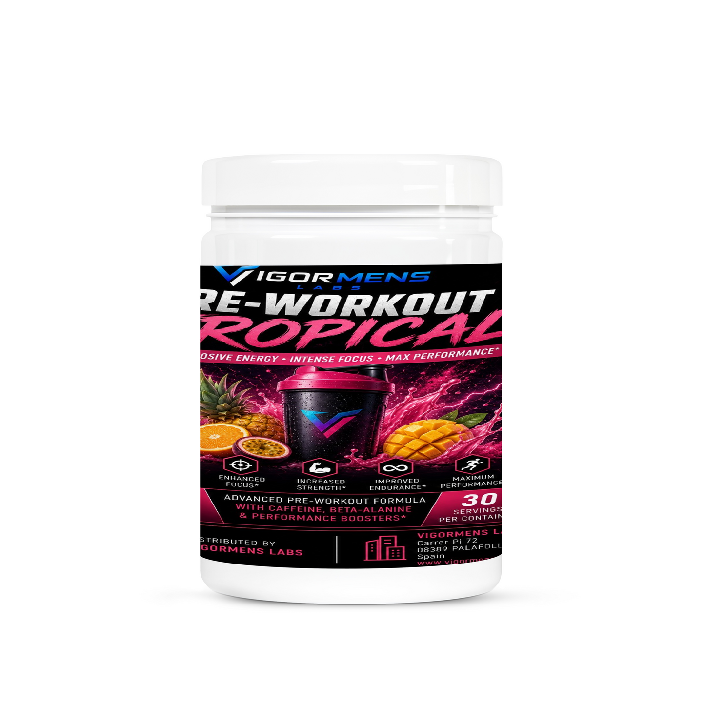 Pre-Workout Booster Tropical - 500g