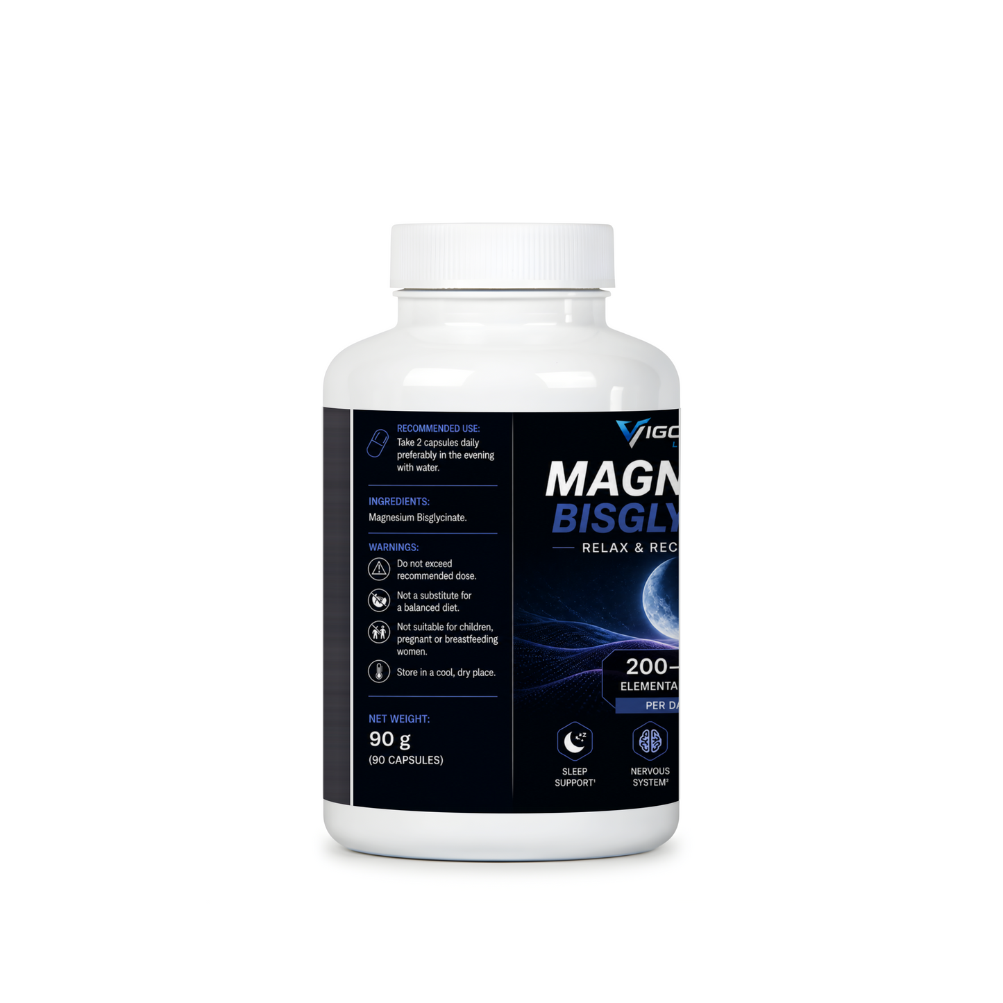 Magnesium Bisglycinate - 120 Capsules