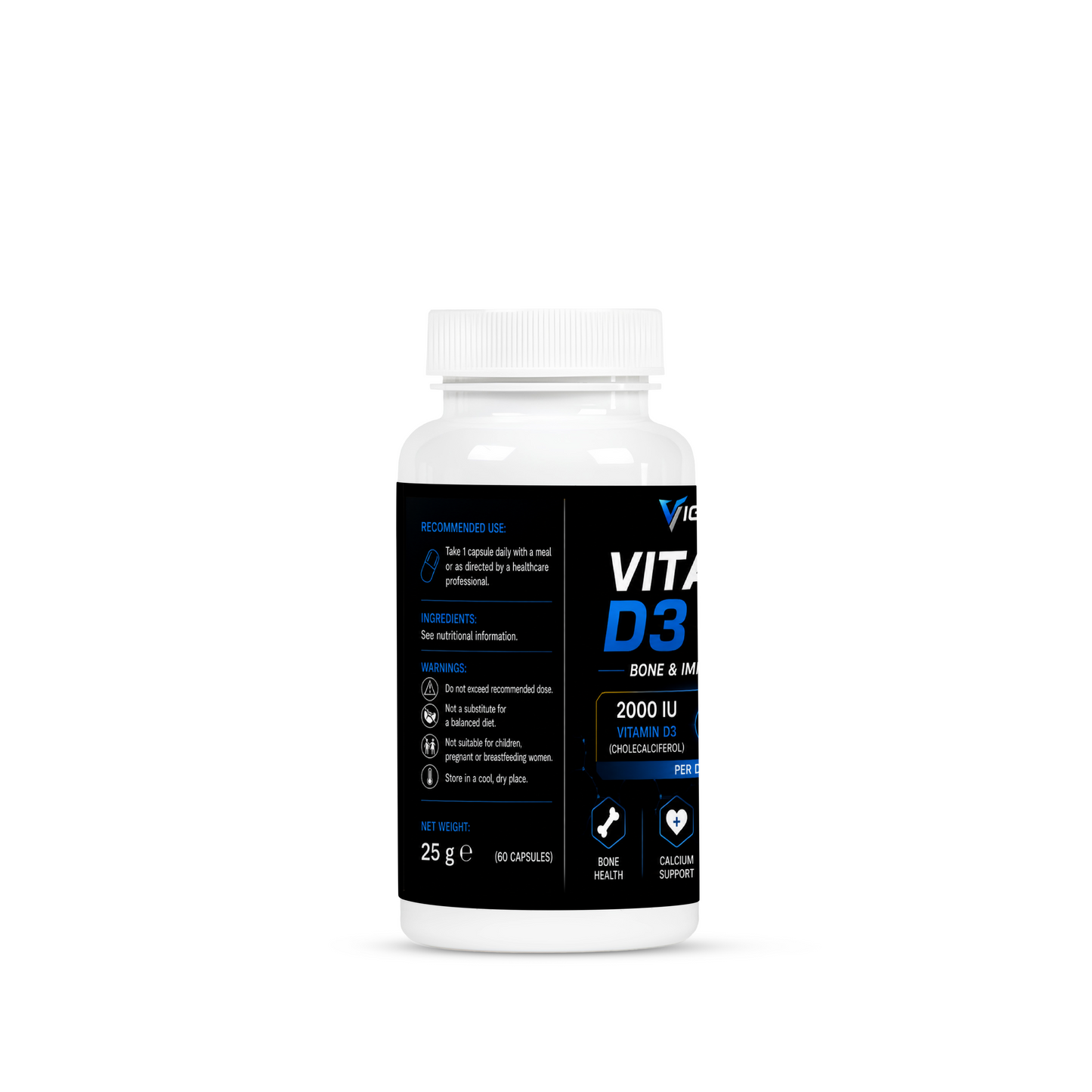 Vitamin D3 + K2 – 90 Capsules