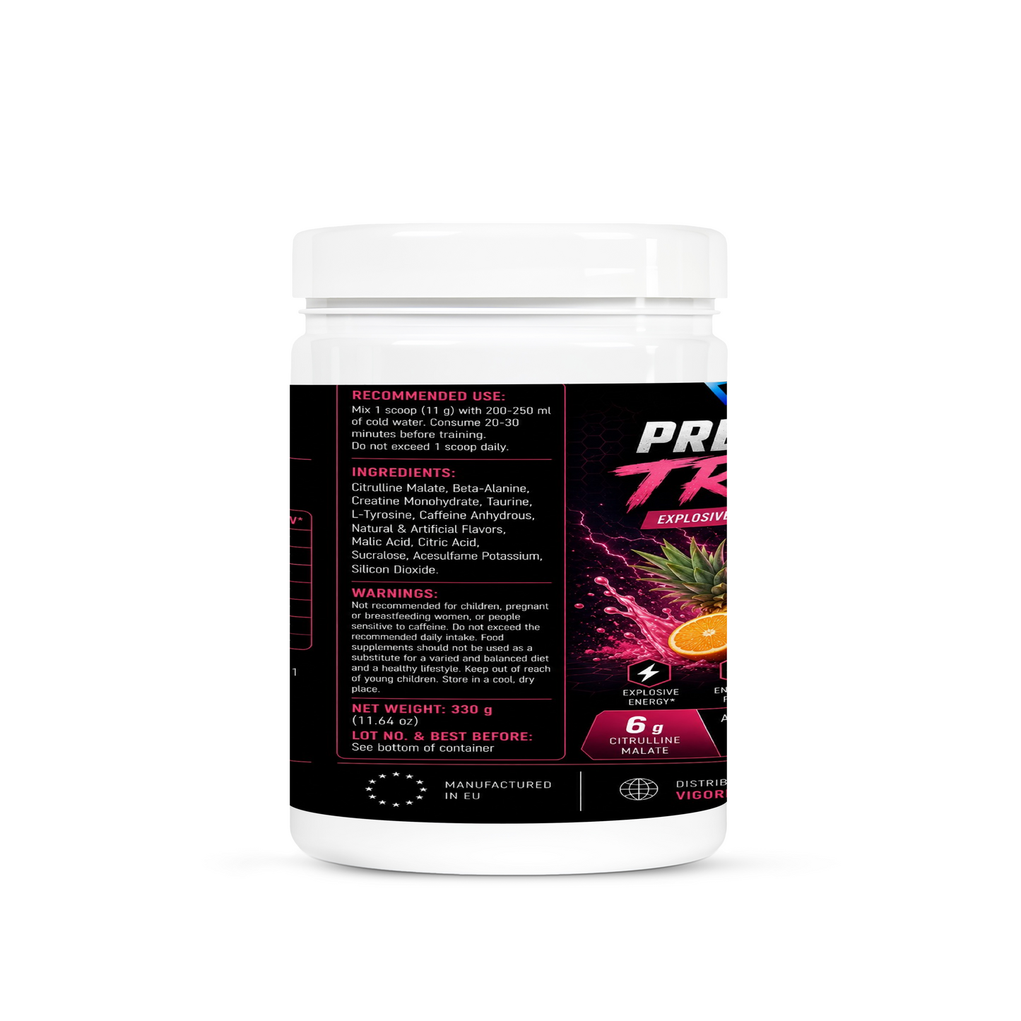 Pre-Workout Booster Tropical - 500g