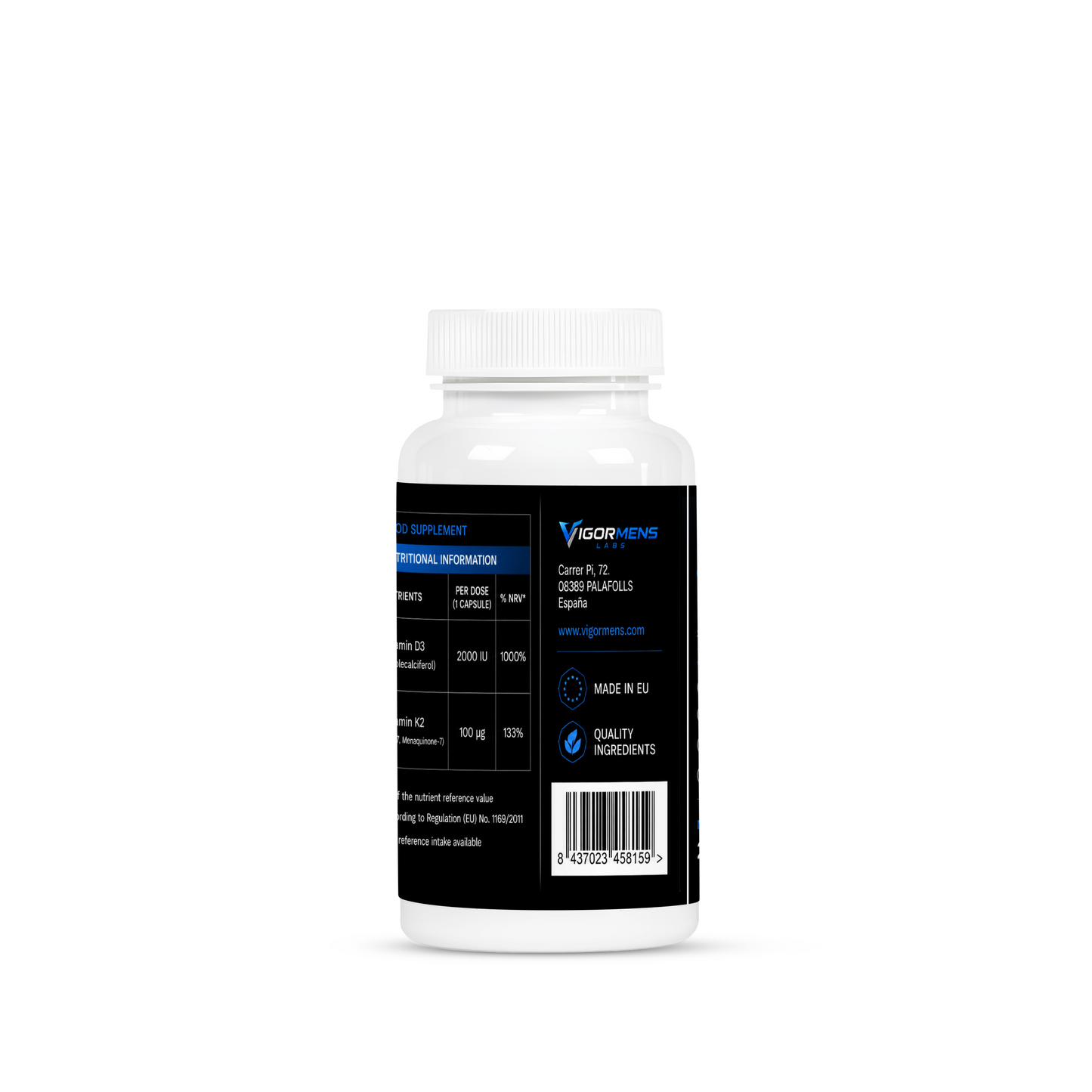 Vitamin D3 + K2 – 90 Capsules