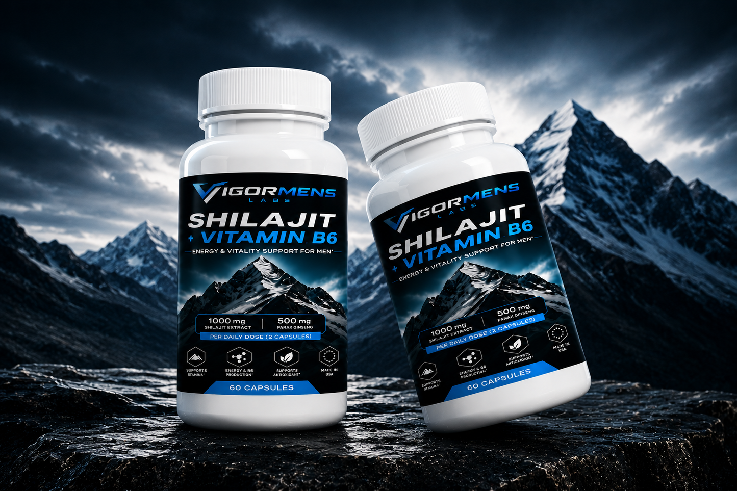 PACK SHILAJIT+VITAMINA B6. 2 Meses.