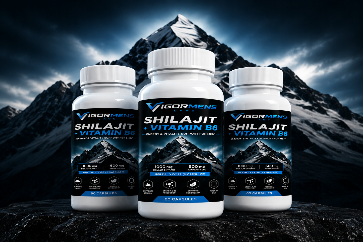 SHILAJIT+ VITAMINA B6. PACK 3 MESES