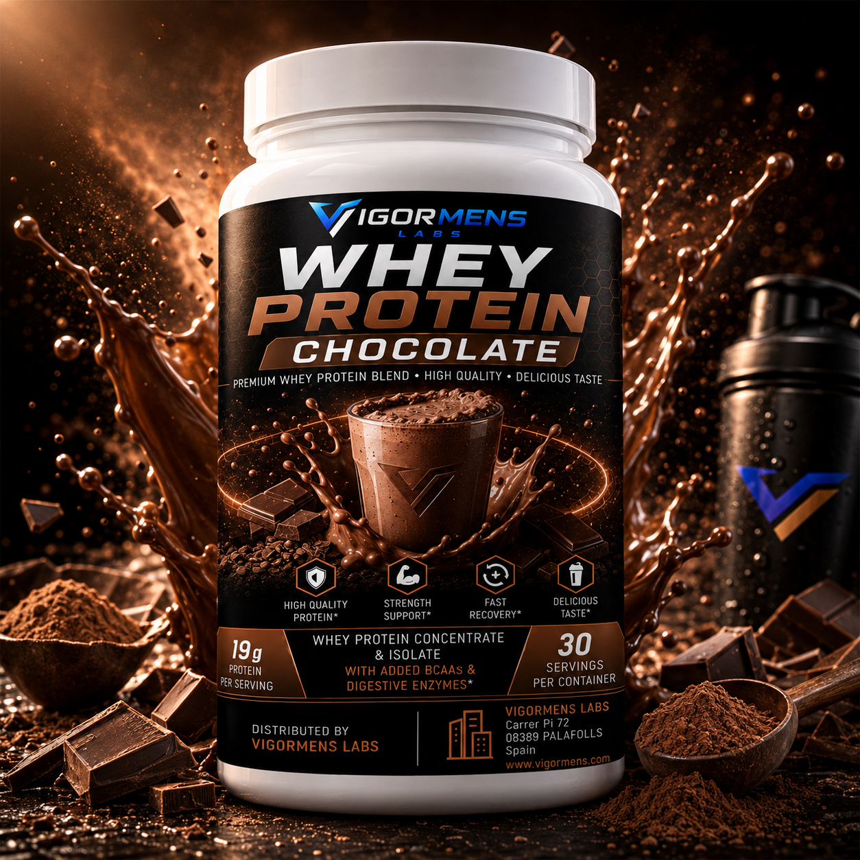 Whey Protein Chocolate - 1000g