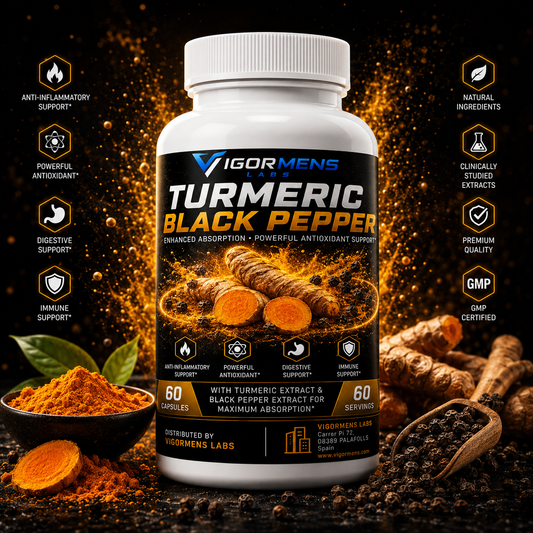 Turmeric + Black Pepper - 60 Capsules