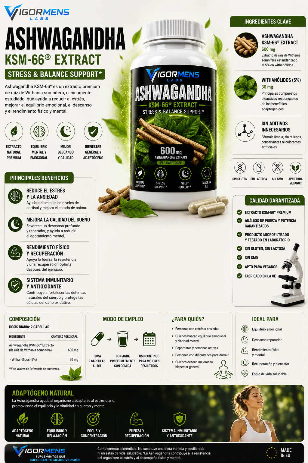 Ashwagandha – 180 Capsules