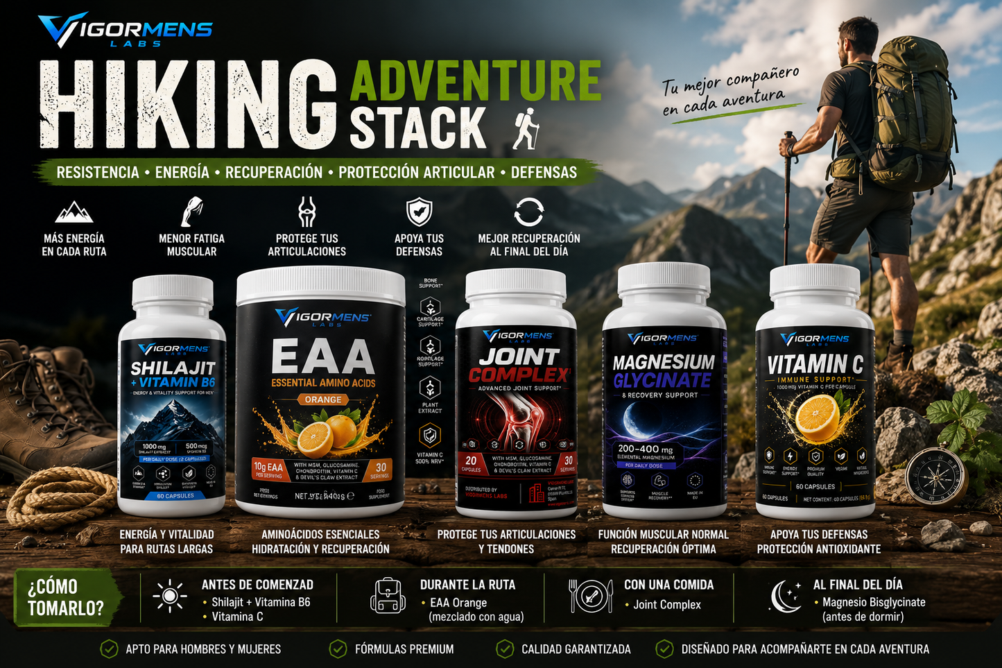 🥾 HIKING ADVENTURE STACK